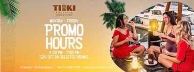 Promo Hours @ Pacifico Tiki  
