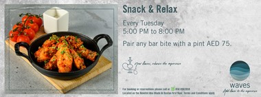 Snack & Relax @ Waves Pool Bar  