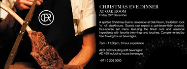 Christmas Eve Dinner @ The Oak Room