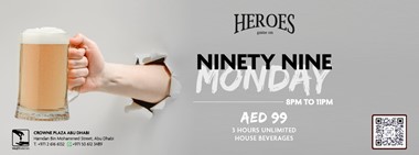 99 Mondays @ Heroes 