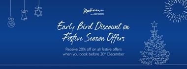 Early Bird Discount @ Radisson Blu Corniche 