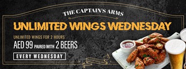 Unlimited Wings @ Captain's Arms 