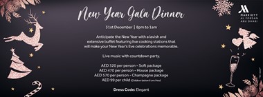 New Year Gala Dinner @ Marriott Al Forsan