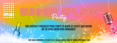 Summer Splash Pool Party @ Aloft Abu Dhabi