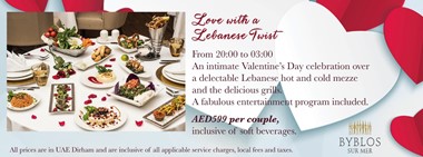 Love with a Lebanese Twist @ Byblos Sur Mer
