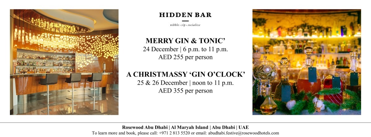 Christmas Celebrations @ Hidden Bar 